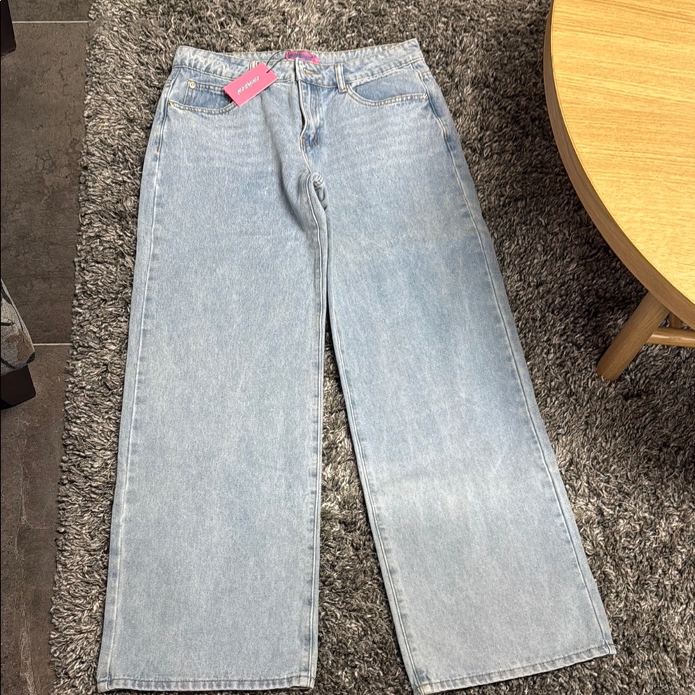 Light Blue Women's Jeans | Edikted NWT